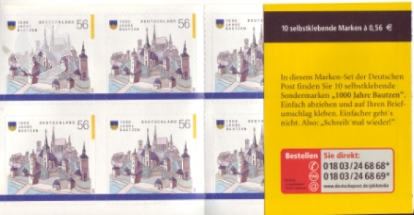 BRD MH 0048 ** - 2002 - „1000 Jahre Bautzen"